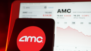 AMC Entertainment sell off continues as stock sees tenth straight losing day, as the markets continued to see volatility following Federal Reserve Chairman's speech.