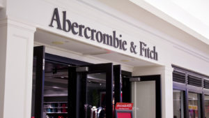 Abercrombie & Fitch (ANF) location with doors open)