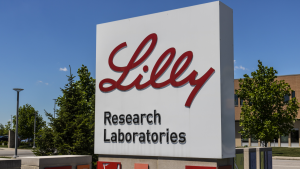 Eli Lilly and Company World Headquarters. Lilly makes Medicines and Pharmaceuticals XI