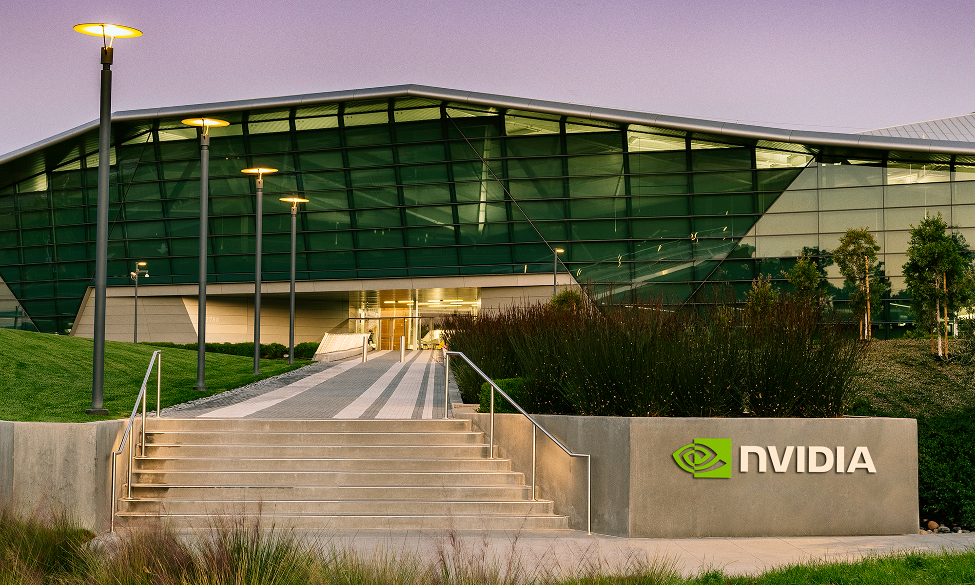 Nvidia's campus in Santa Clara, California.