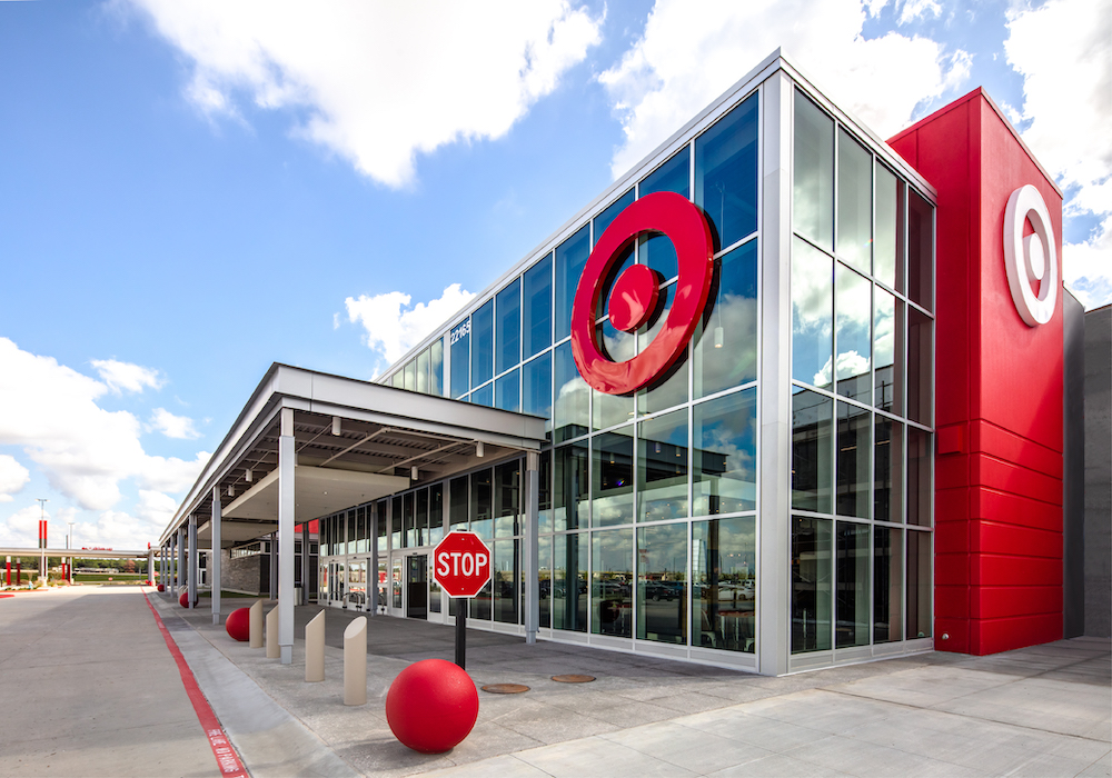 The exterior of a Target store.