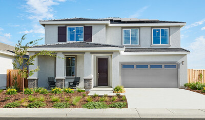 The Ammolite is one of seven Richmond American floor plans available at Seasons at Riverton in Plumas Lake, California.