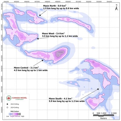 Figure 2 – Mann Property (CNW Group/Canada Nickel Company Inc.)