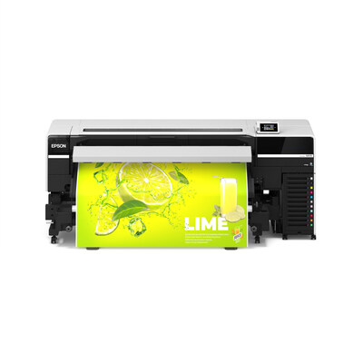 The new 64-inch SureColor S9170 solvent printer leverages an advanced 11-color ink set, including Red, Orange and an all-new Green ink to deliver over 99% PANTONE coverage, delivering consistent high-quality output and unparalleled productivity for small to medium sign shops, print franchises and e-commerce printers.