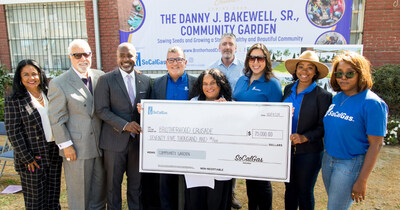 Brotherhood Crusade's New Danny J. Bakewell, Sr. Community Garden Will Serve South LA Families with $75,000 Donation from SoCalGas