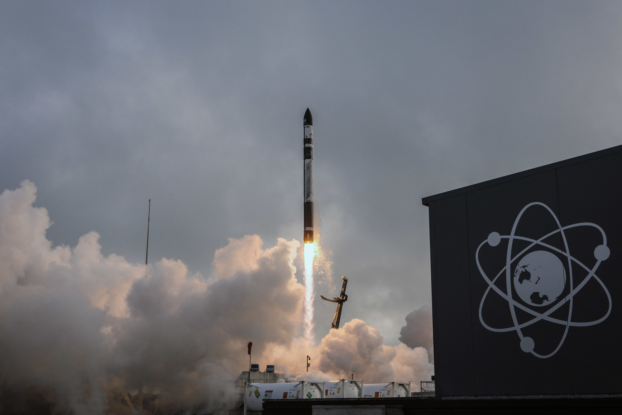 An image of Rocket Lab's Electron launch vehicle.