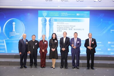 From second left to right: Mr. Hung Ka Hai Clement (Independent Supervisor), Ms. Cai Xun (Non-Executive Director), Ms. Cai Fangfang (Executive Director), Mr. Liew Fui Kiang (Independent Supervisor), Mr. Ng Kong Ping Albert (Independent Non-executive Directors), Mr. Ng Sing Yip (Independent Non-executive Directors).