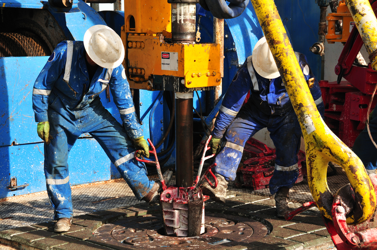 Oil rig workers. 